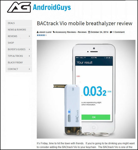 Android Guys Give BACtrack Vio Four Stars