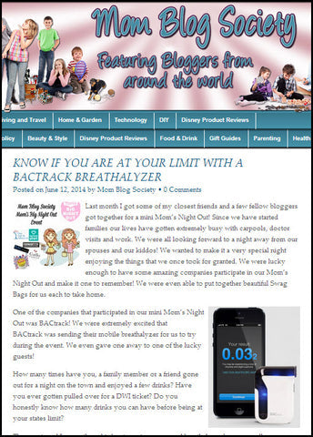 BACtrack Mobile Breathalyzer Officially Passes the Mom Test