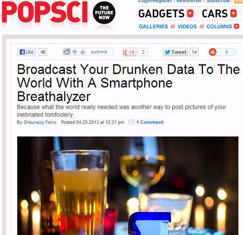 Popular Science Features BACtrack Mobile