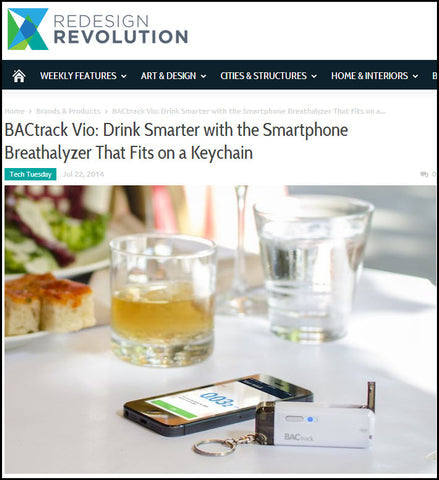 BACtrack Vio: Drink Smarter with the Smartphone Breathalyzer That Fits on a Keychain