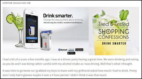 Shopping Confessions Recommends BACtrack Mobile